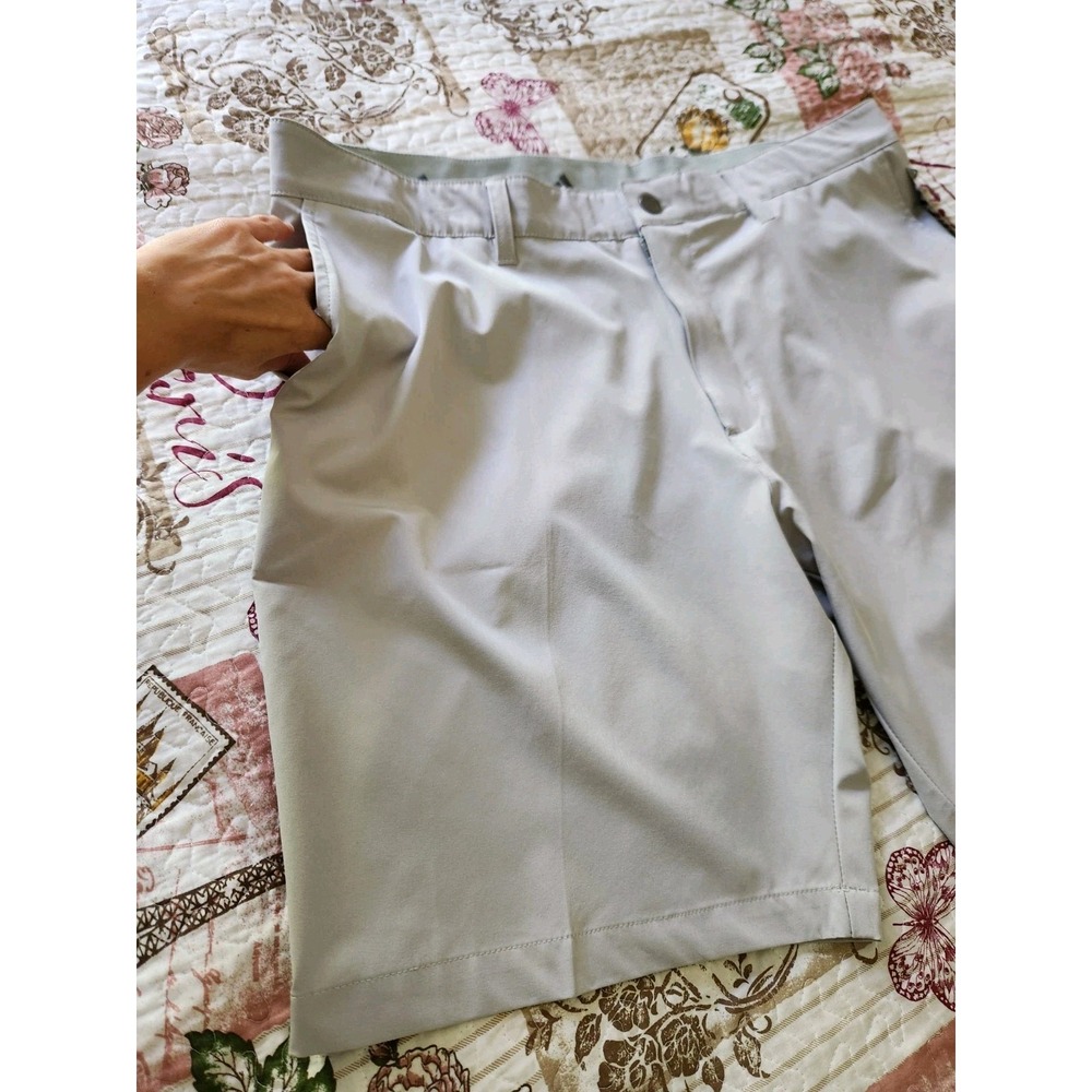 Adidas Men's Woven Golf‎ Shorts Size 40 x 8.5" Grey 2 ADVR0838 - Picture 3 of 10
